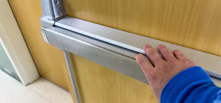 Installing a Push Bar on a Door Morganton